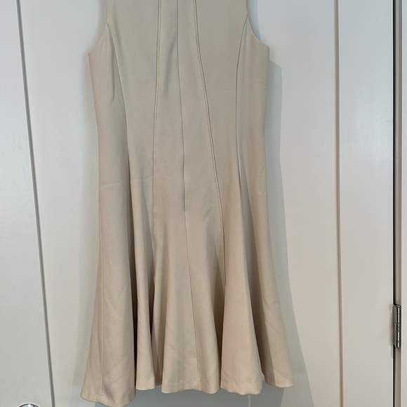 Cream / ecru a-line dress from Adrianna Pappel. - Picture 4 of 4